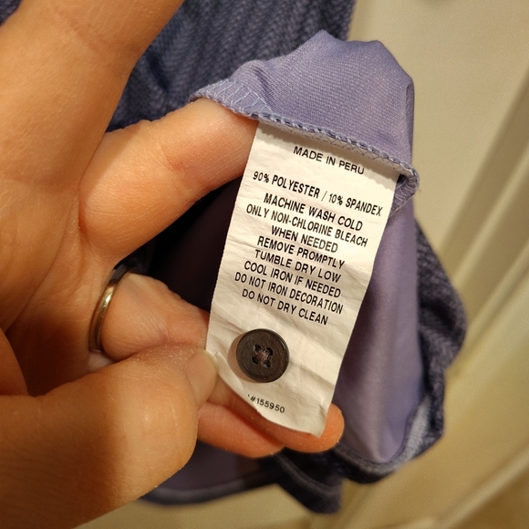 Greyson Men's Sienna Antlerbone Pattern Polo Shirt Sz L-Performance Golf Casual - Picture 5 of 7